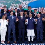 Los líderes del G20 vuelven a tomarse la foto de familia pero ahora con Biden y sin Milei