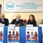 El presidente del Banco de Alimentos de Valladolid, Jesús Mediavilla, presenta la campaña de la Gran Recogida de la asociación mediante donación en caja, que se celebra entre el 22 de noviembre y el 1 de diciembre de 2024.