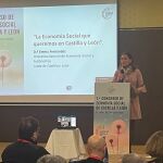 La directora general de Economía Socia, Emma Fernández, inaugura la segunda jornada del Congreso