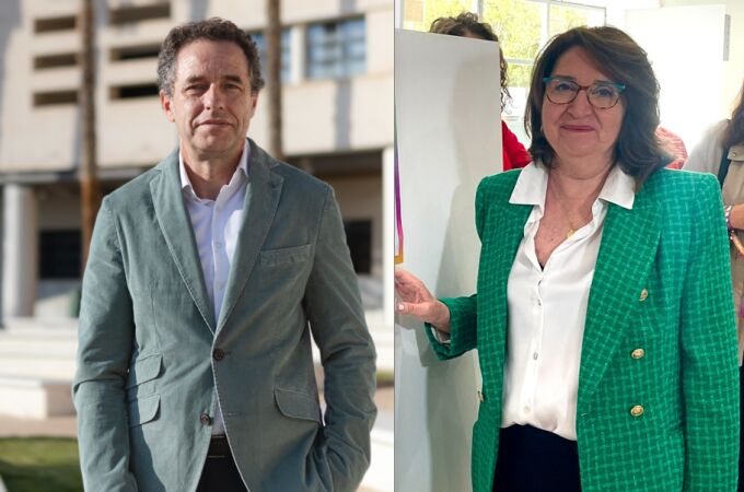 Enrique Herrero, catedrático de Química, y Amparo Navarro, catedrática de Derecho Financiero y Tributario compiten por el Rectorado de la Universidad de Alicante