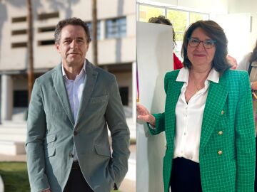 Enrique Herrero, catedrático de Química, y Amparo Navarro, catedrática de Derecho Financiero y Tributario compiten por el Rectorado de la Universidad de Alicante