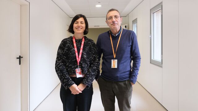 La doctora Carlota Castro y el doctor Antonio Agudo, investigadores de este trabajo