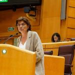 La nacionalista Carmen da Silva, en el Senado. 