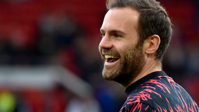 Juan Mata durante su paso por el Manchester United