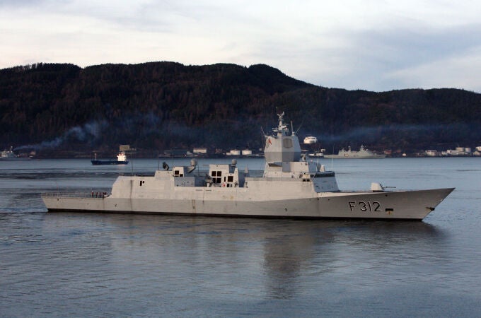 Una de las fragatas de la Marina de Guerra de Noruega construida por Navantia