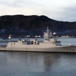 Una de las fragatas de la Marina de Guerra de Noruega construida por Navantia