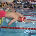 Nadadores participantes en la Liga de Natación Adaptada de Castilla y León 