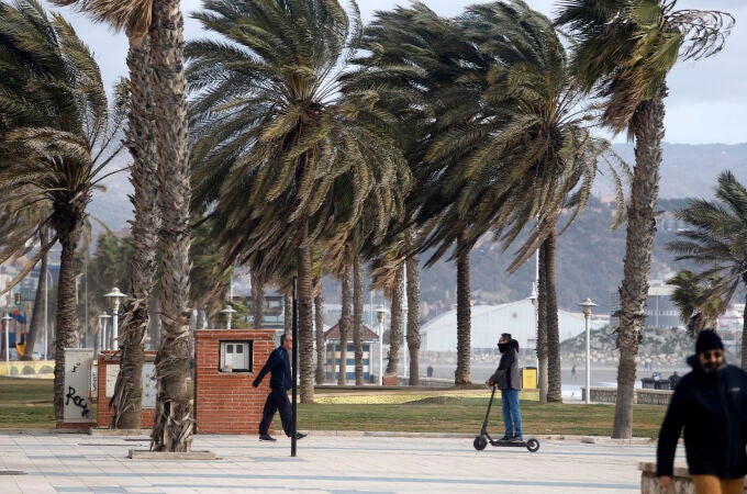 Viento en Málaga