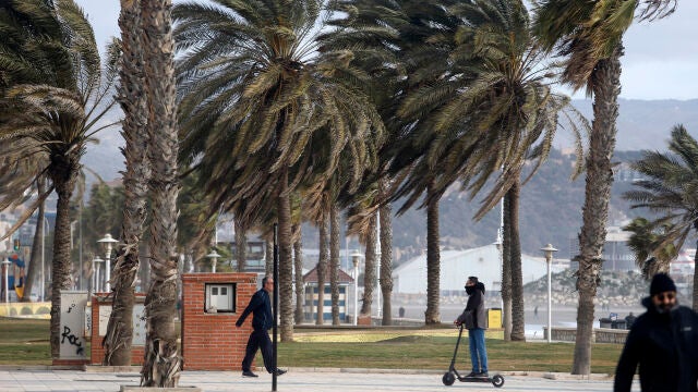 Viento en Málaga