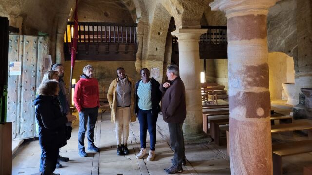 Visita de una expedición keniata a Olleros de Pisuerga