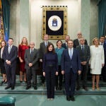 Isabel Díaz Ayuso en el acto de toma de posesión del nuevo rector de la Universidad Politécnica de Madrid