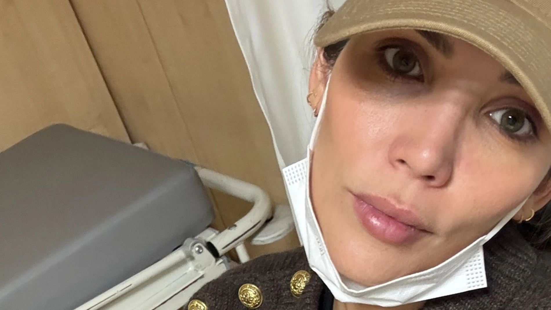 Rosanna Zanetti en el hospital