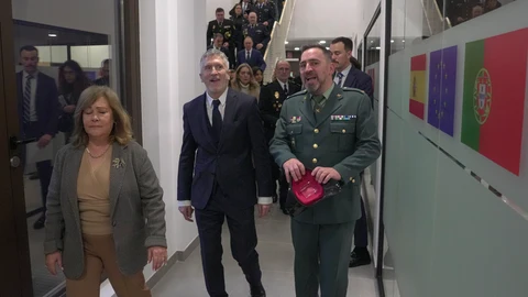 Marlaska inaugura las instalaciones del Centro de Cooperación Policial y Aduanera de Tui (Pontevedra)