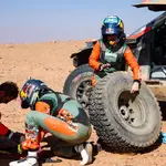 A Nasser Al Attiyah le condenó la rueda de repuesto