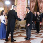 Los Reyes ofrecen la tradicional recepción anual al Cuerpo Diplomático acreditado en España con motivo del nuevo año