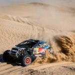 Carlos Sainz, en el Dakar 2025, antes de tener que abandonar