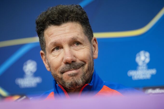 MADRID.-VÍDEO: Simeone, sobre el 'caso Olmo' y la sanción a Vinícius: "Mejor me callo"