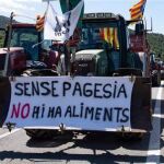 Una protesta de agricultores