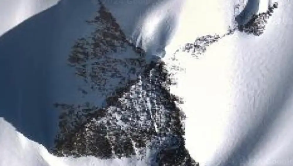 Así se ve la "pirámide" desde el cielo