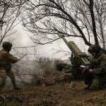 Ukrainian troops on the Zaporizhzhia front in southeastern Ukraine