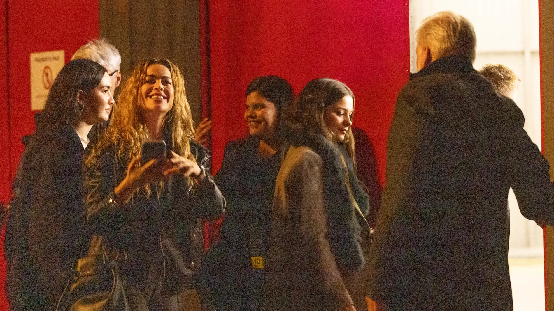 Candela Márquez en el concierto de Alejandro Sanz.