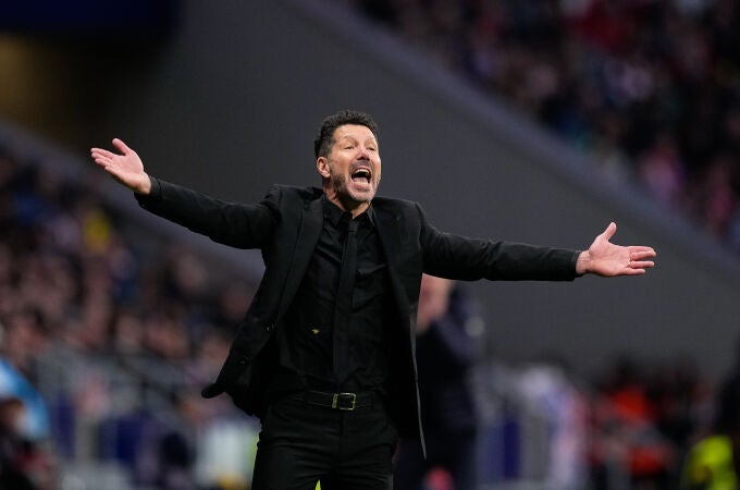 Diego Pablo Simeone, entrenador del Atlético