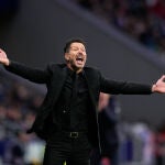 Diego Pablo Simeone, entrenador del Atlético