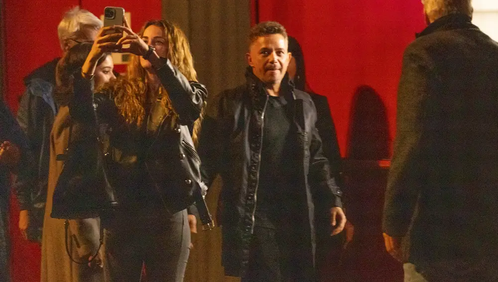 Candela Márquez en el concierto de Alejandro Sanz.