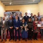 Foto de familia en el acto de los Premios Turismo Provincia de Valladolid