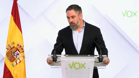 Rueda de prensa de Santiago Abascal