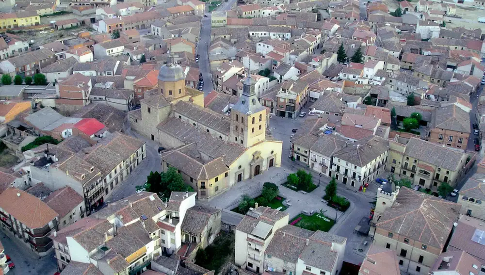 Vista aérea de Carbonero el Mayor
