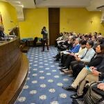 La consejera Sara Rubira en el Consejo del Agua de la Demarcación del Segura, convocado por la Confederación Hidrográfica del Segura (CHS)