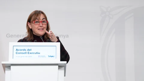 La consejera y portavoz Paneque informa en una rueda de prensa de los acuerdos del Govern