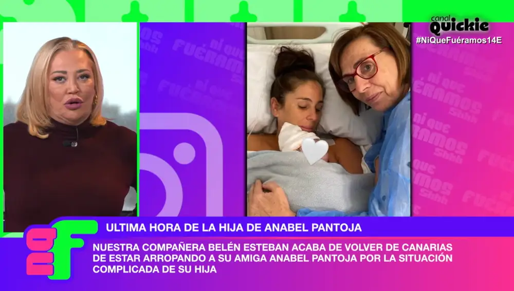Belén Esteban interviene por primera vez en televisión tras su visita a Anabel Pantoja