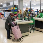 Imagen del interior de la tienda Mercadona ubicada en Algemesí