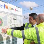 Carlos Mazón visita las obras de metrovalencia