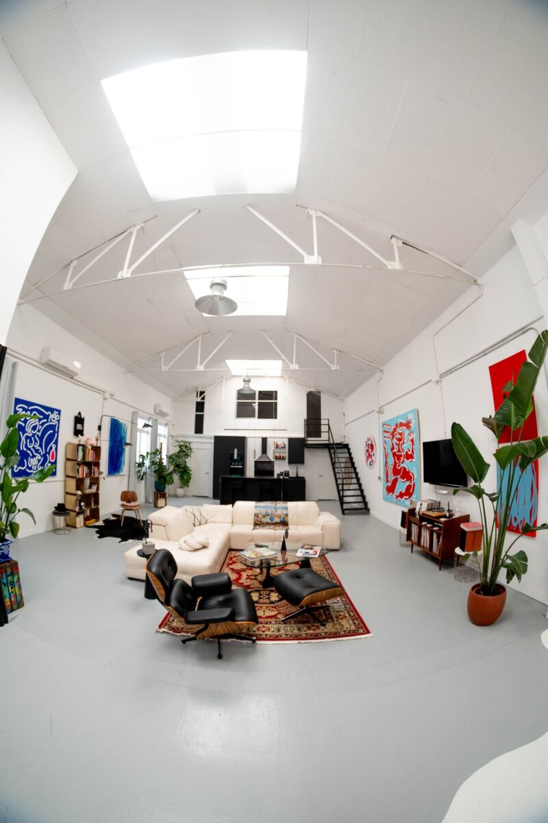 Estudio de Nicolás Villamizar en Madrid, foto cortesía del artista.