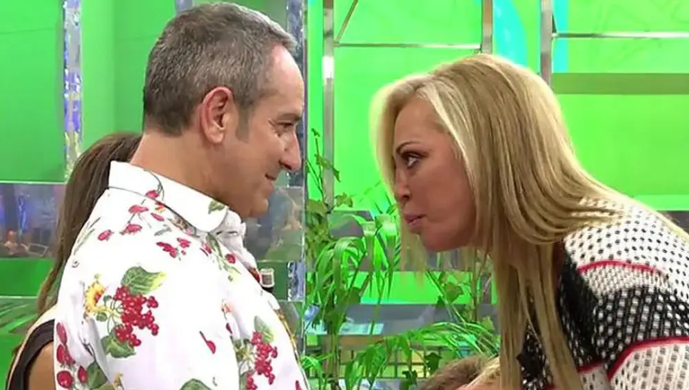 Belén Esteban y Víctor Sandoval