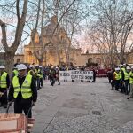 Imagen de la manifestación en la capital navarra