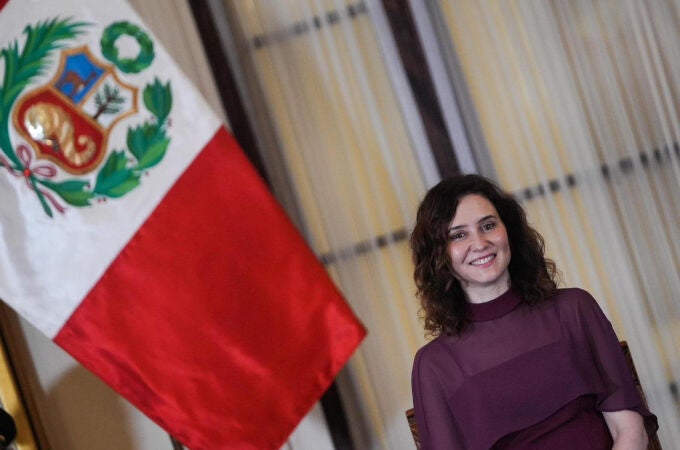 Isabel Díaz Ayuso en Perú.