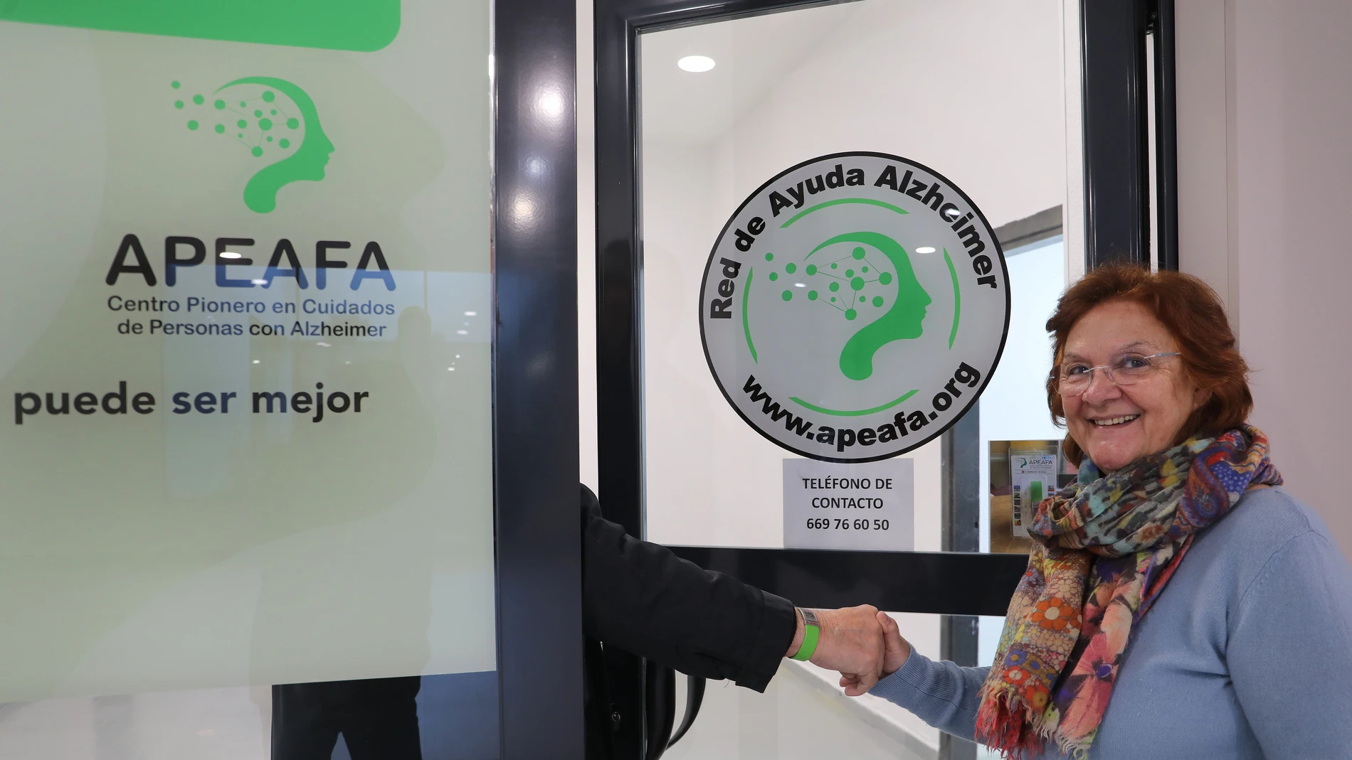 La presidenta de la asociación de Personas con Alzheimer de Palencia (APEAFA), María de los Ángeles Cembrero