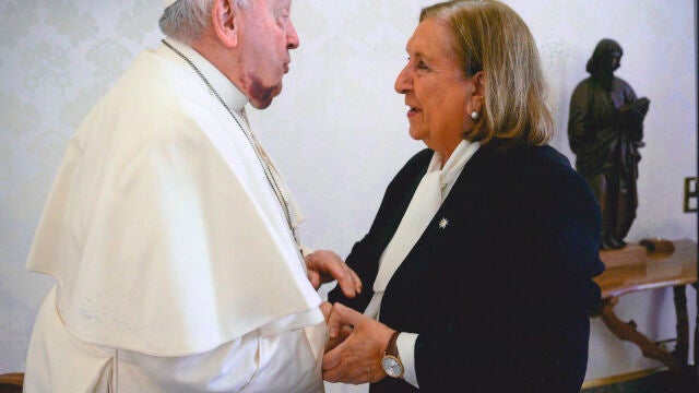 El Papa Francisco y Lydia Jimenez