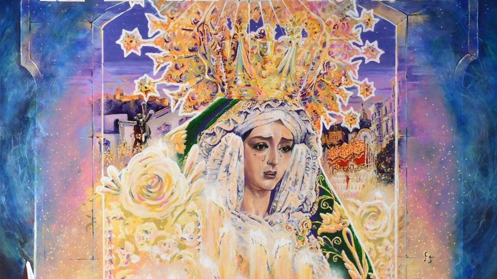 Cartel de la Semana Santa de Almería del año 2025, obra de Pablo Cortés del Pueblo.REMITIDA / HANDOUT por AYUNTAMIENTO DE ALMERÍAFotografía remitida a medios de comunicación exclusivamente para ilustrar la noticia a la que hace referencia la imagen, y citando la procedencia de la imagen en la firma19/01/2025