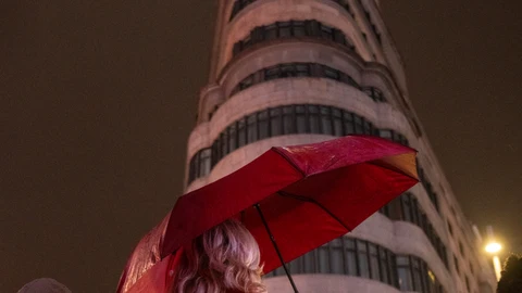 Lluvia en Madrid. David Jar