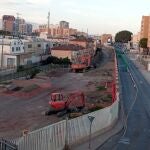 Las obras de soterramiento en Almería