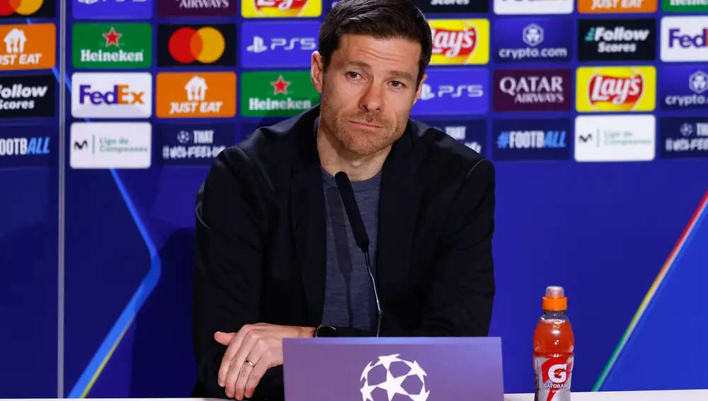 Conférence de presse de Xabi Alonso pour le Bayer 04 Leverkusen - UEFA Champions League