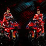 Pecco Bagnaia y Marc Márquez, con sus nuevas Ducati