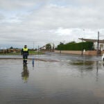 La policía local de Cartaya actuando en incidencias varias 