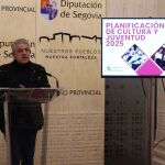 El vicepresidente de la Diputación de Segovia, presenta la planificación cultural para 2025