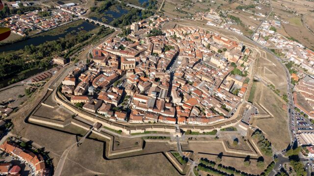Vista aérea de Ciudad Rodrigo